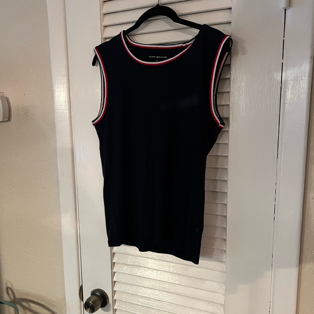 Tommy Hilfiger navy blue tank top - Picture 2 of 5
